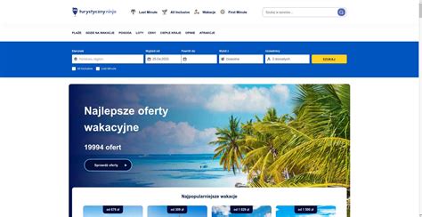 Zobacz jak wyglądają funkcjonalności portalu Turystycznyninja.pl i zaplanuj idealny urlopowy wypoczynek. 2022